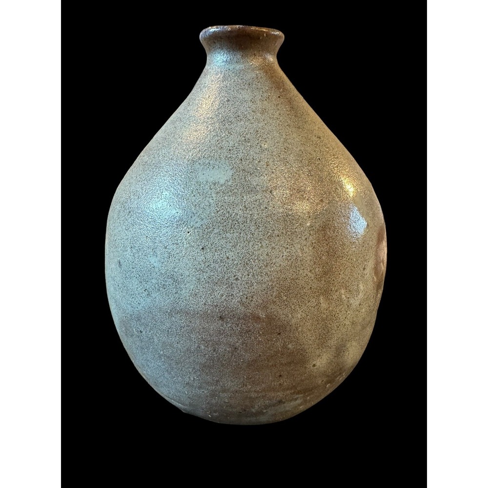 Vintage NWT Artist Signed Clay Pottery Vase. RARE & Unique. Made In Maine